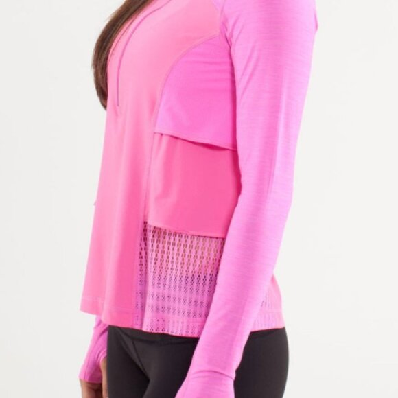 Lululemon Women Pink Runner Pullover Jacket - Picture 3 of 8